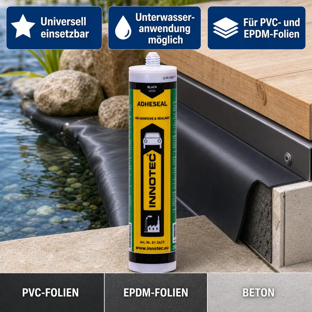 INNOTEC Teichfolienkleber 290 ml schwarz