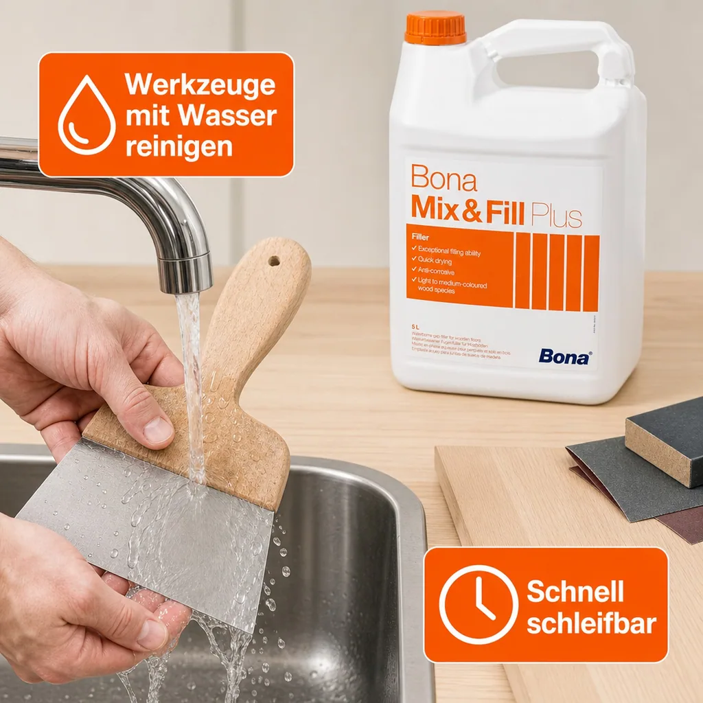 BONA Mix & Fill Plus 5 Liter wasserbasierter Fugenkitt
