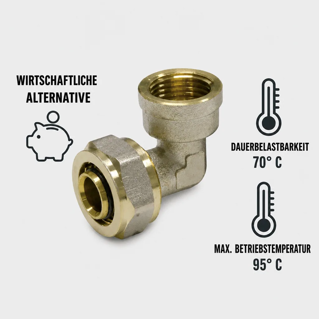 Schraubfitting Winkel 26 x 3 - 1" IG