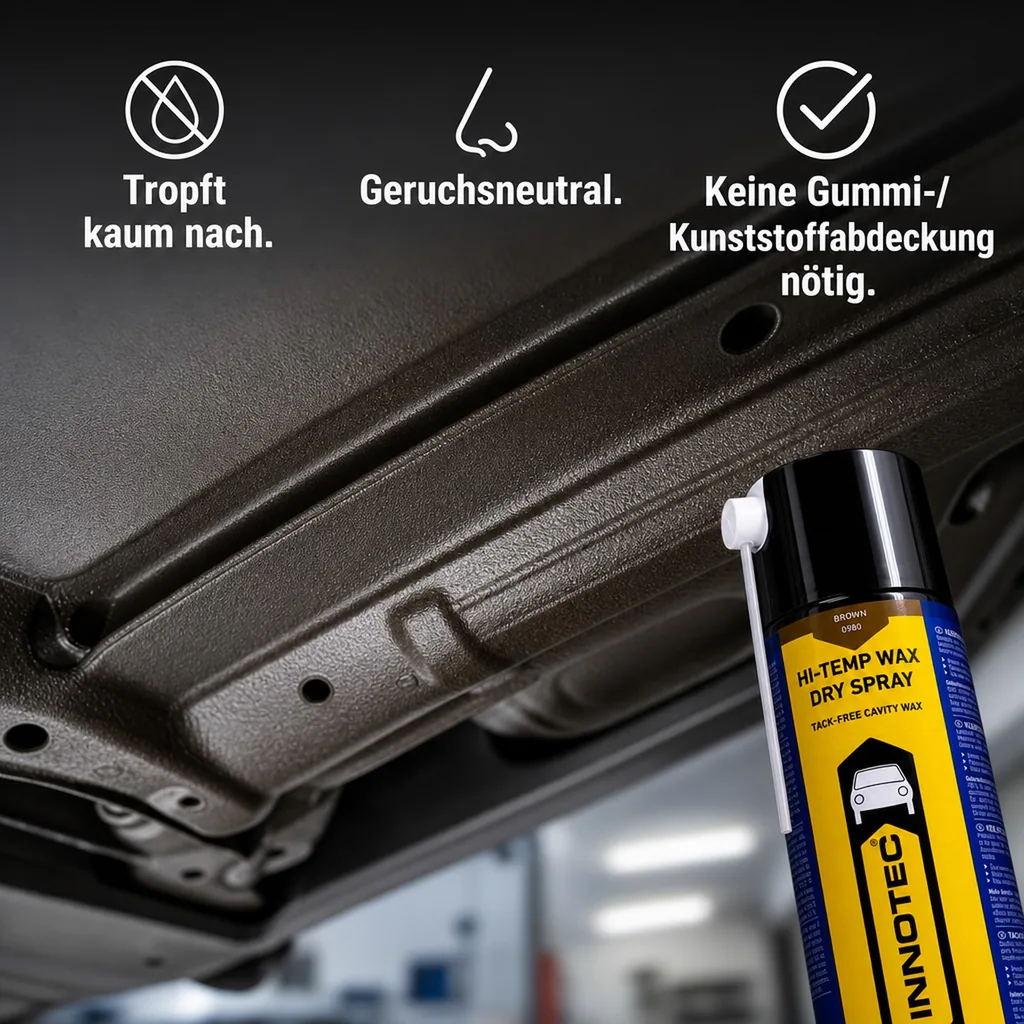 INNOTEC Hi Temp Wax DRY SPRAY Sprühdose 500ml braun