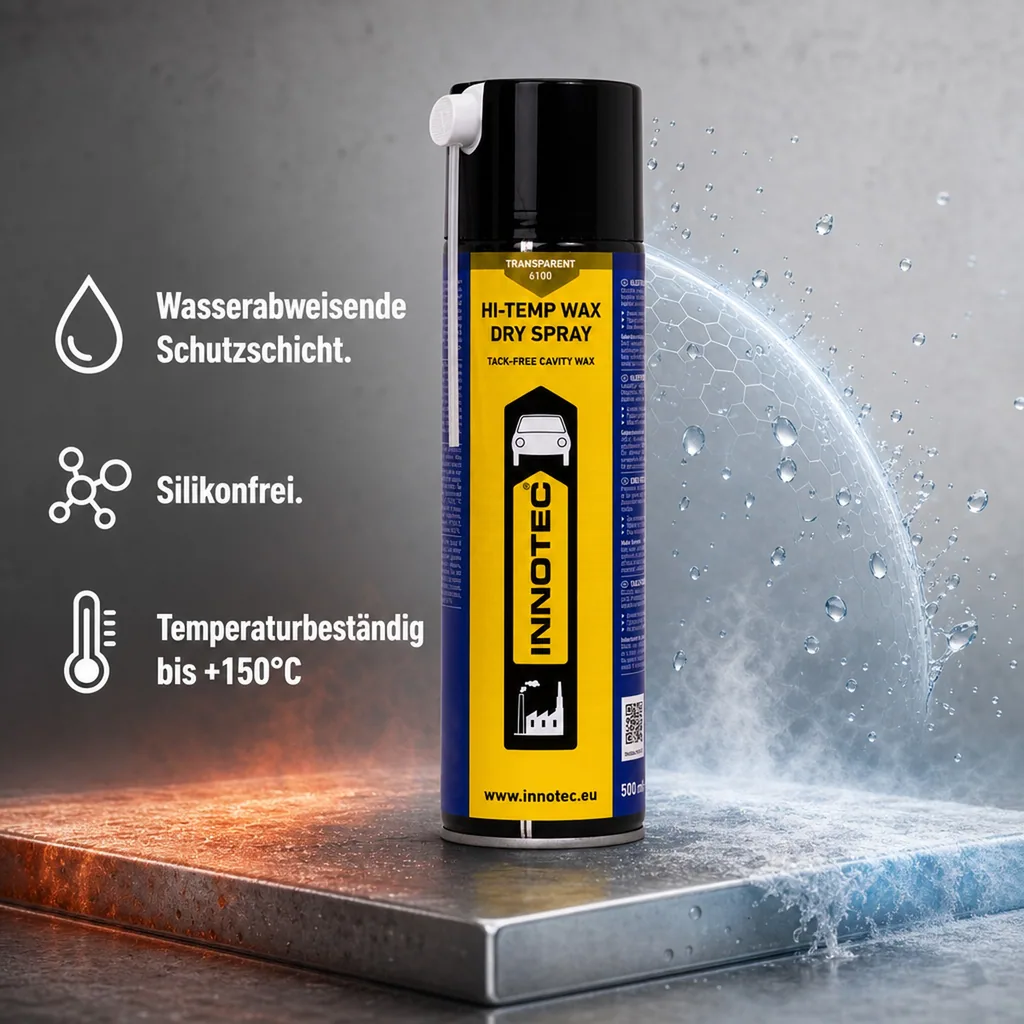 INNOTEC Hi Temp Wax DRY SPRAY Sprühdose 500ml transparent