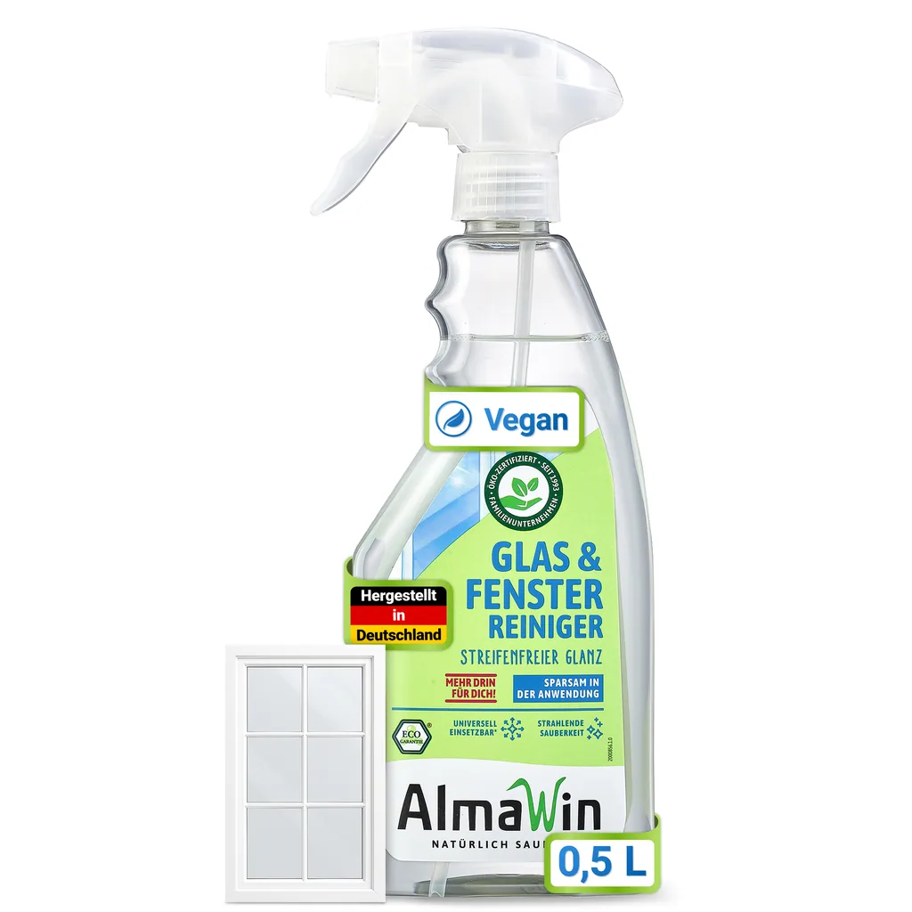 ALMAWIN Glas- und Fensterreiniger 500 ml