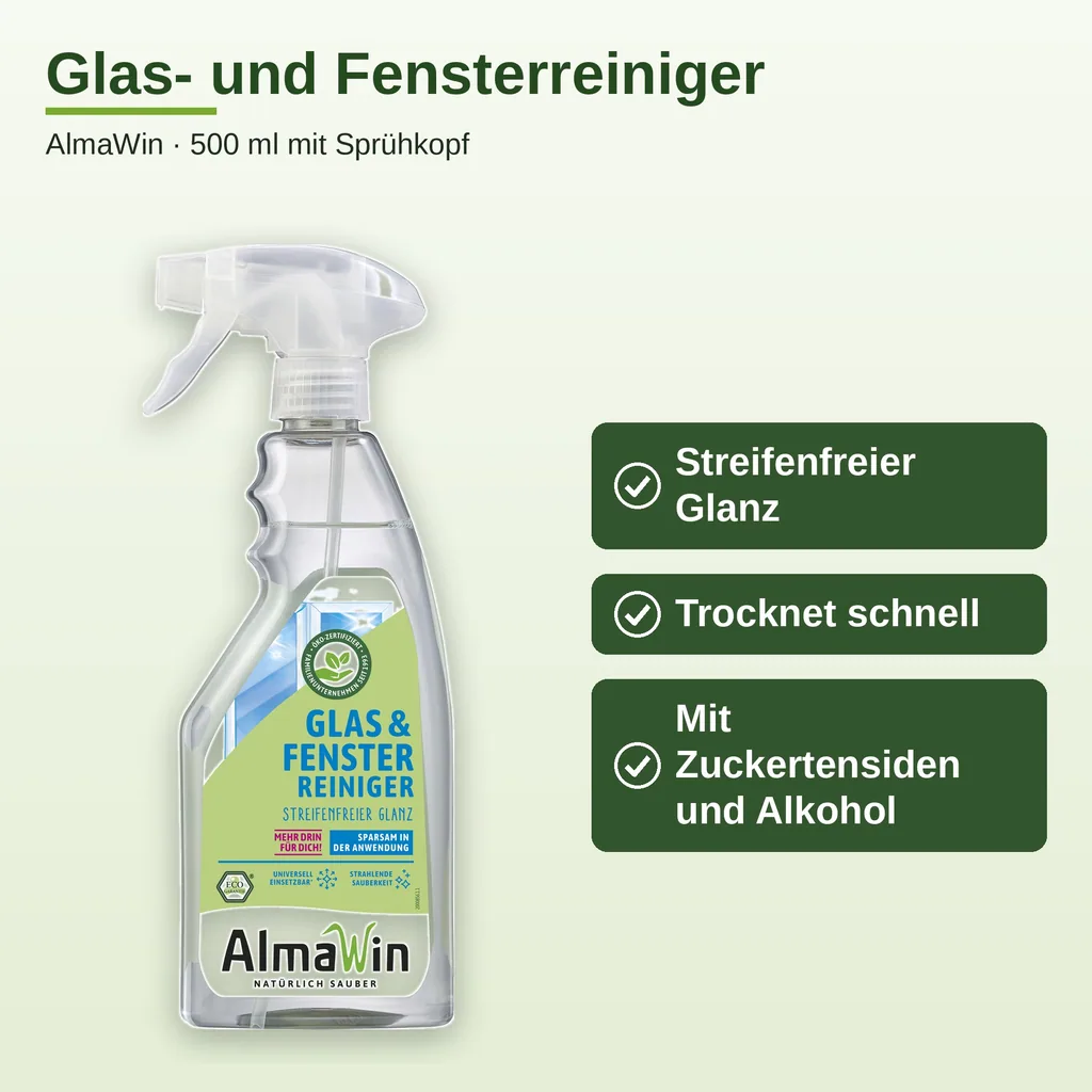 ALMAWIN Glas- und Fensterreiniger 500 ml
