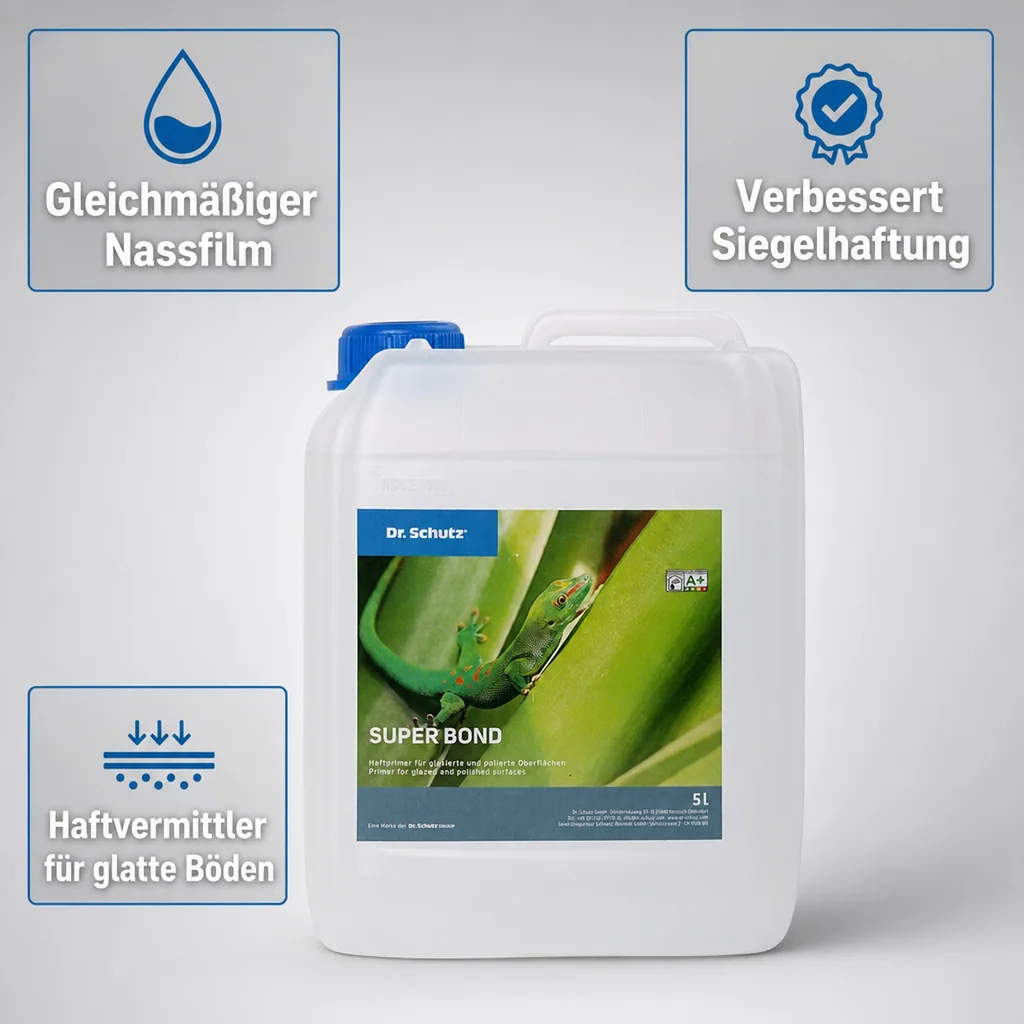 DR. SCHUTZ Super Bond 5 Liter Haftvermittler Haftprimer für polierte und glasierte Keramik- und Steinböden