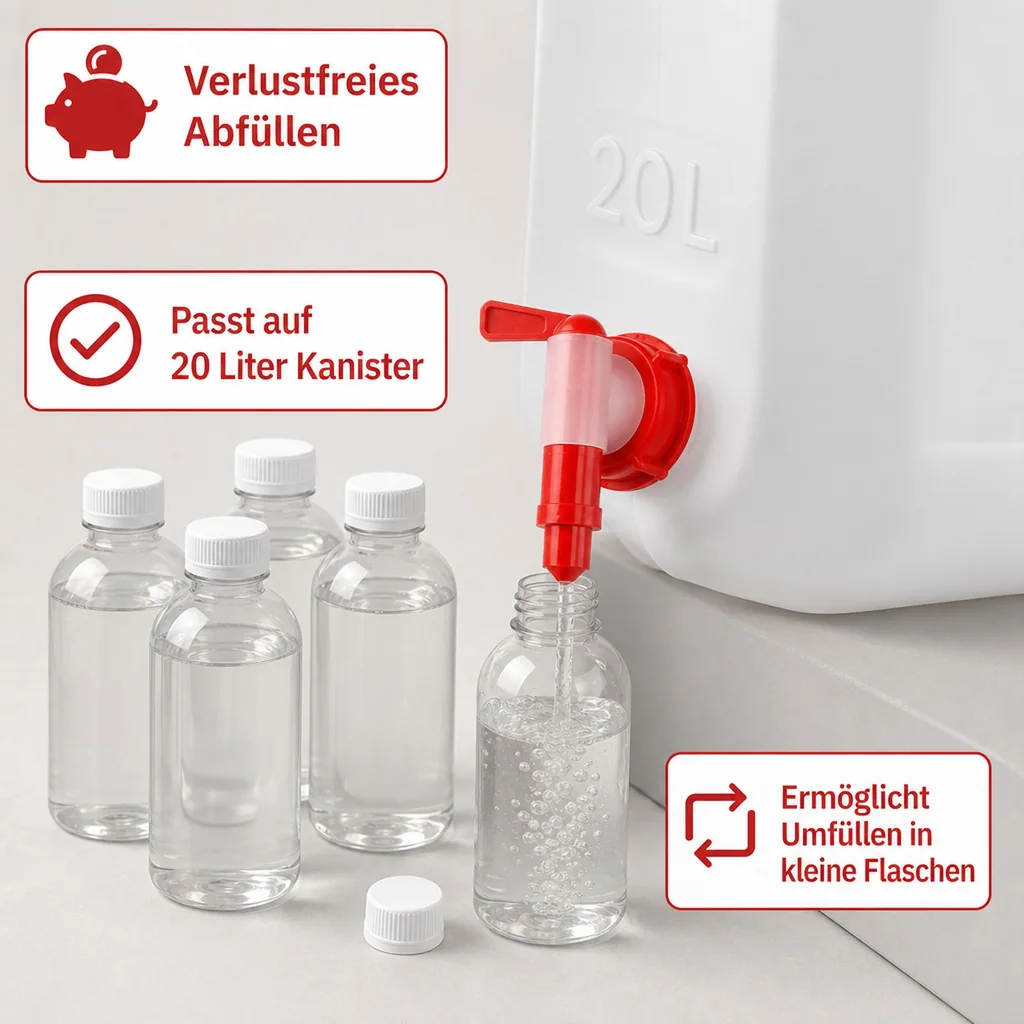 SONETT Auslaufhahn für 20 Liter Kanister