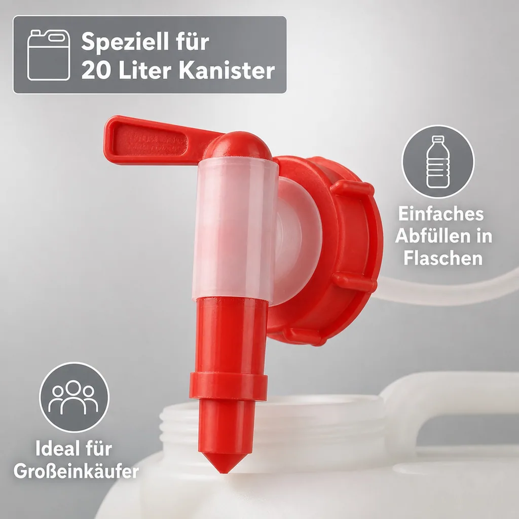 SONETT Auslaufhahn für 20 Liter Kanister