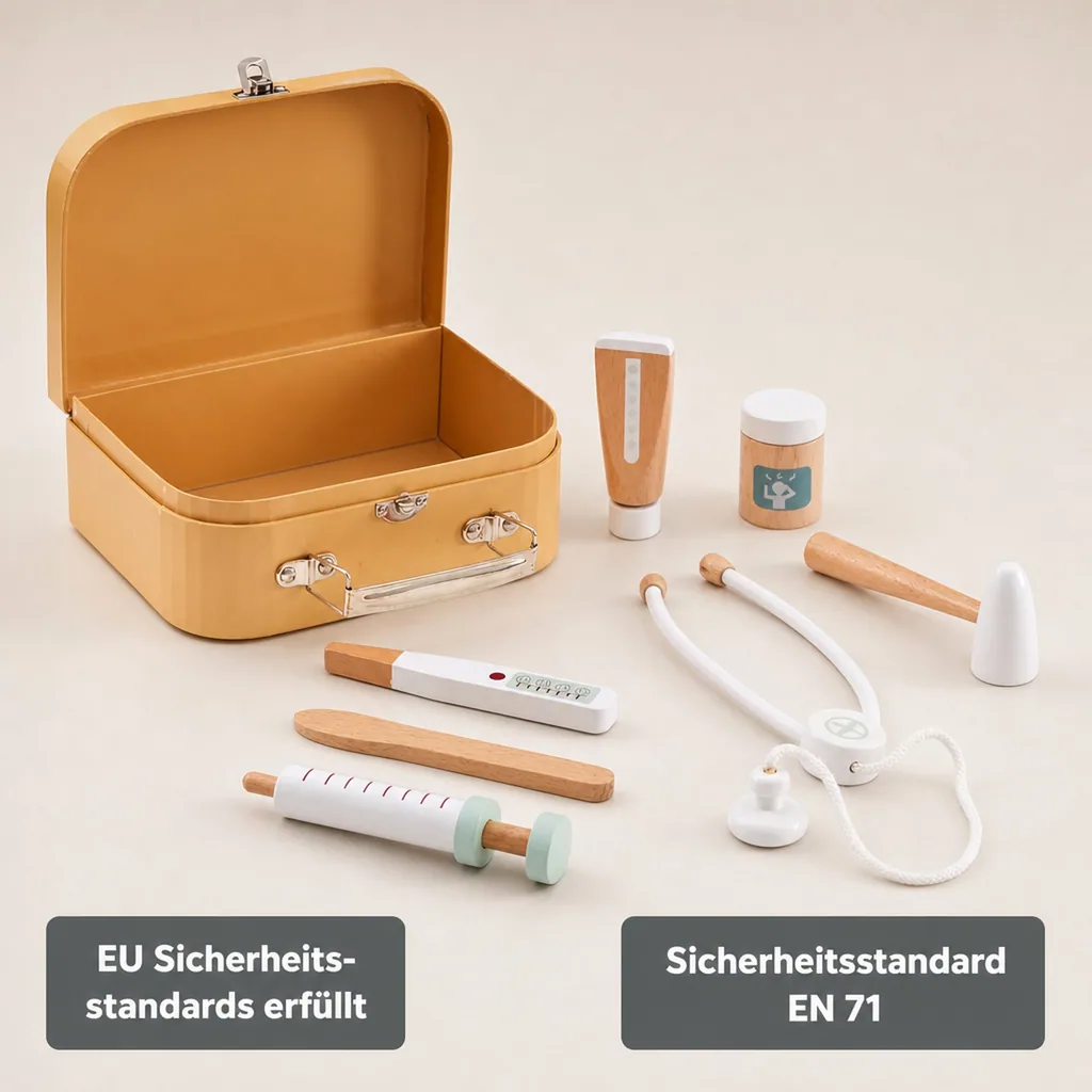 Arztkoffer Spielzeug gelb von Kids Concept