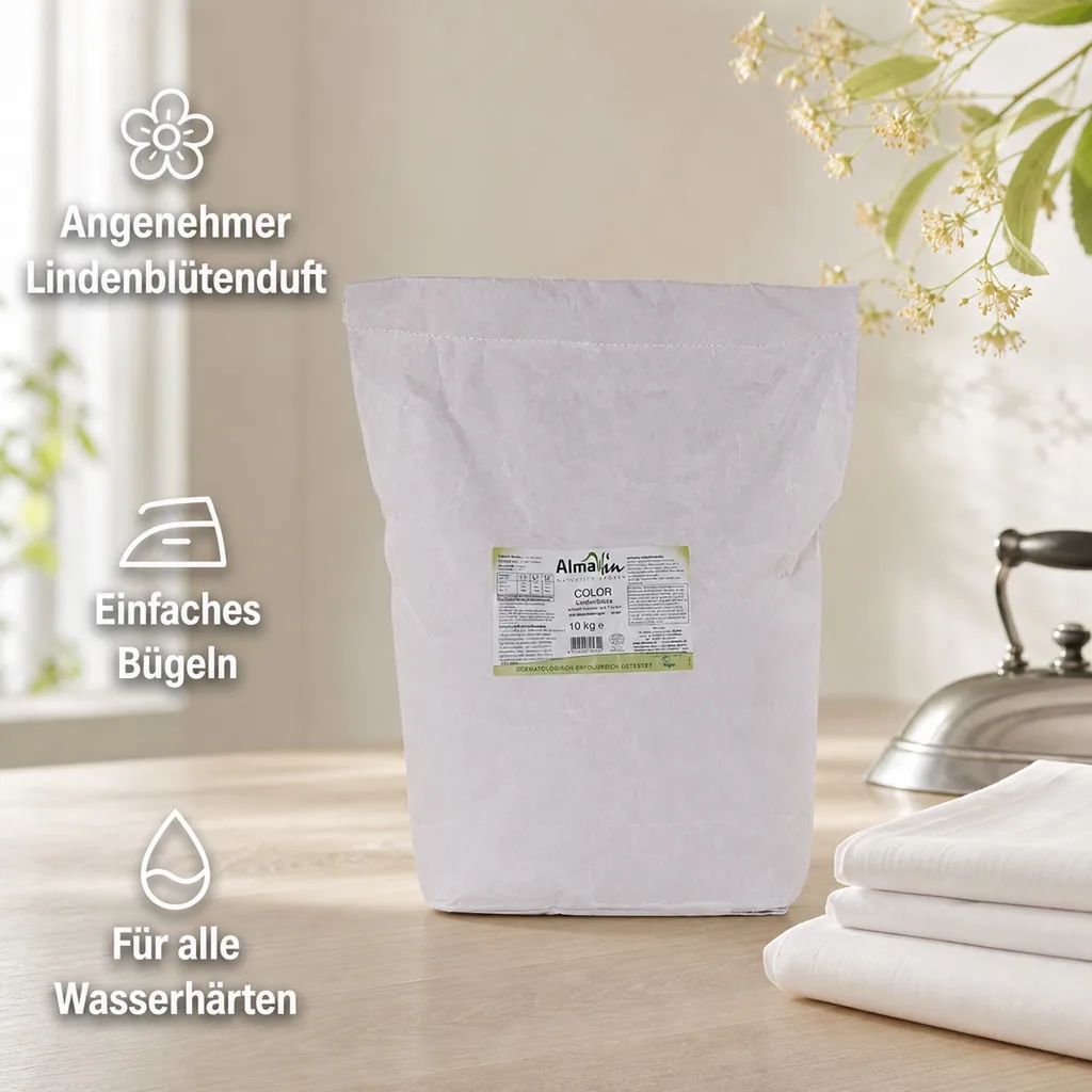 ALMAWIN Color Waschpulver Lindenblüte 10 kg