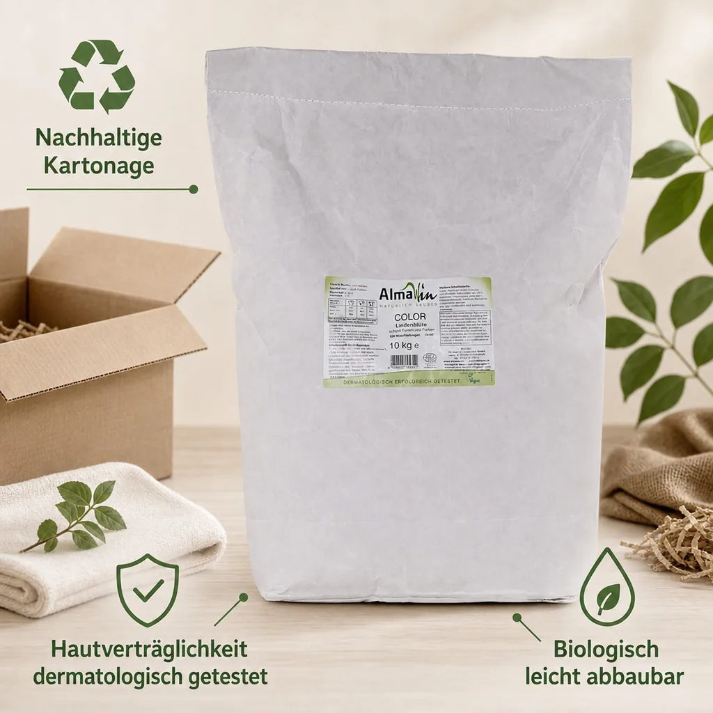 ALMAWIN Color Waschpulver Lindenblüte 10 kg