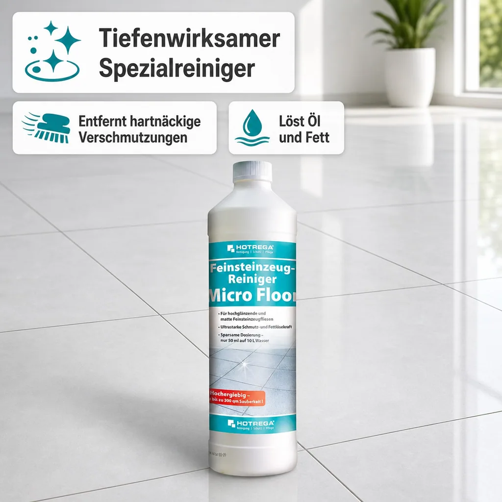 HOTREGA Feinsteinzeugreiniger 1 Liter Microfloor