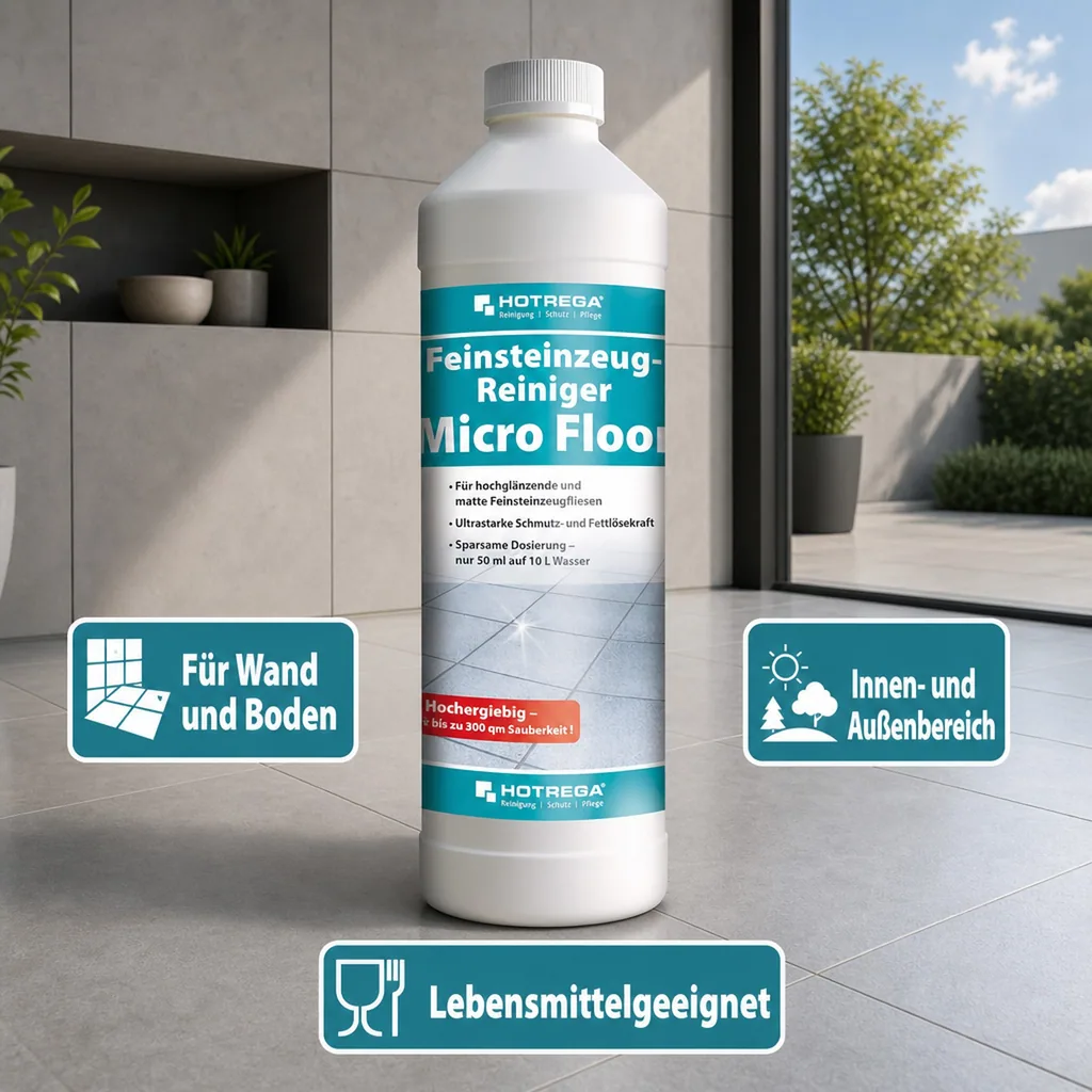 HOTREGA Feinsteinzeugreiniger 1 Liter Microfloor