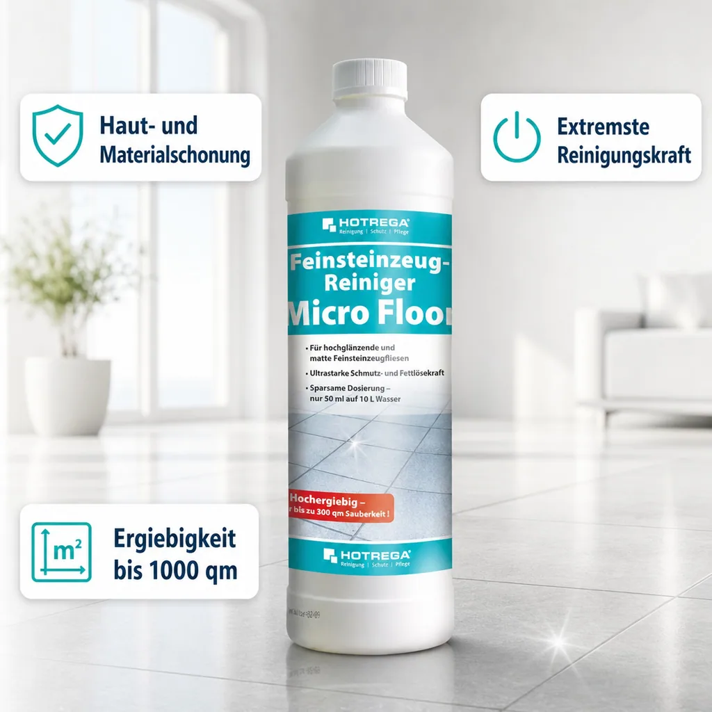 HOTREGA Feinsteinzeugreiniger 1 Liter Microfloor