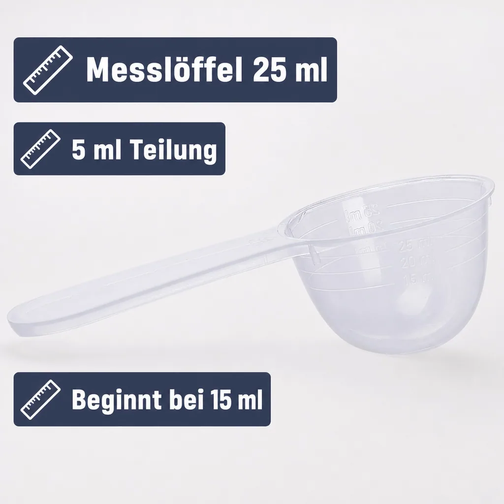 SONETT Messlöffel / Dosierlöffel 25 ml in 5 ml Teilung