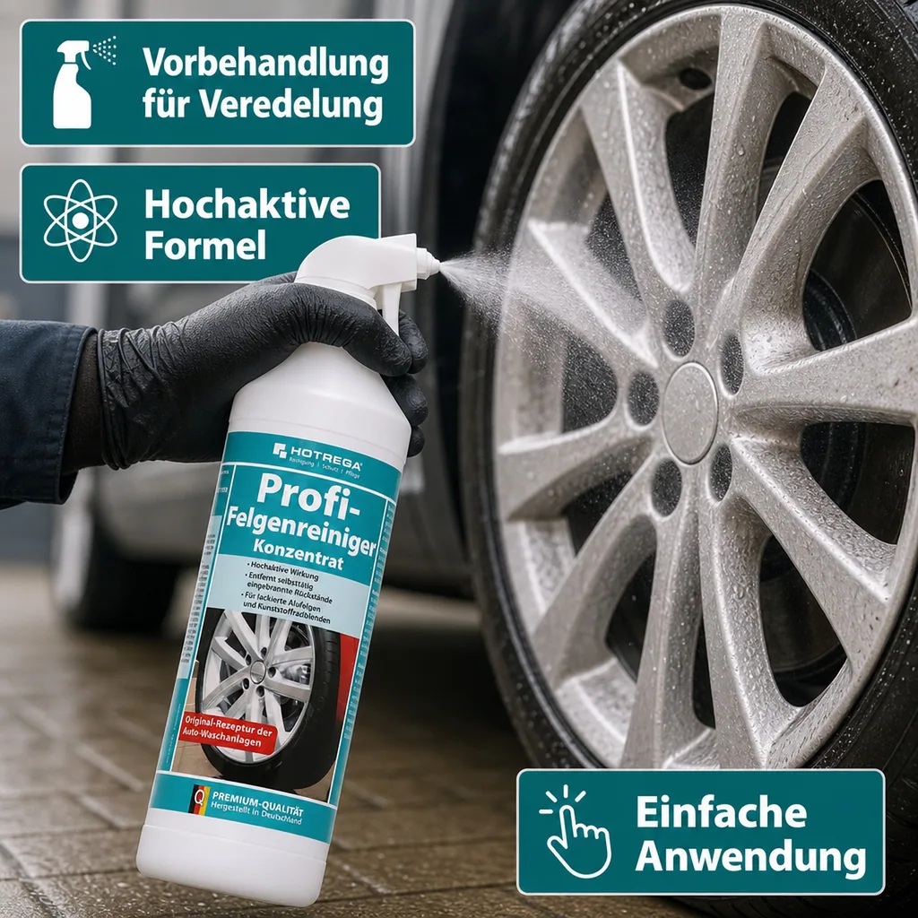 HOTREGA Profi Felgenreiniger 1 Liter Konzentrat