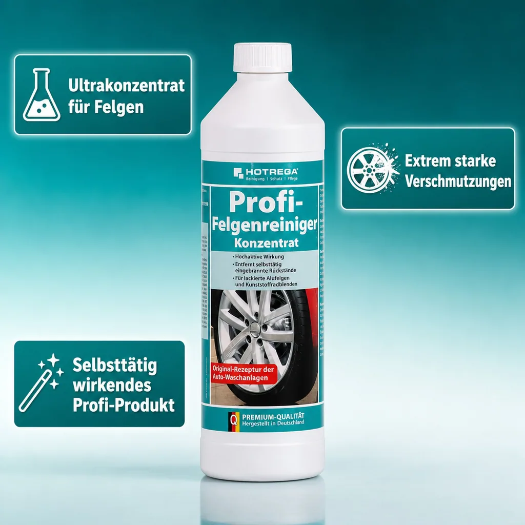 HOTREGA Profi Felgenreiniger 1 Liter Konzentrat