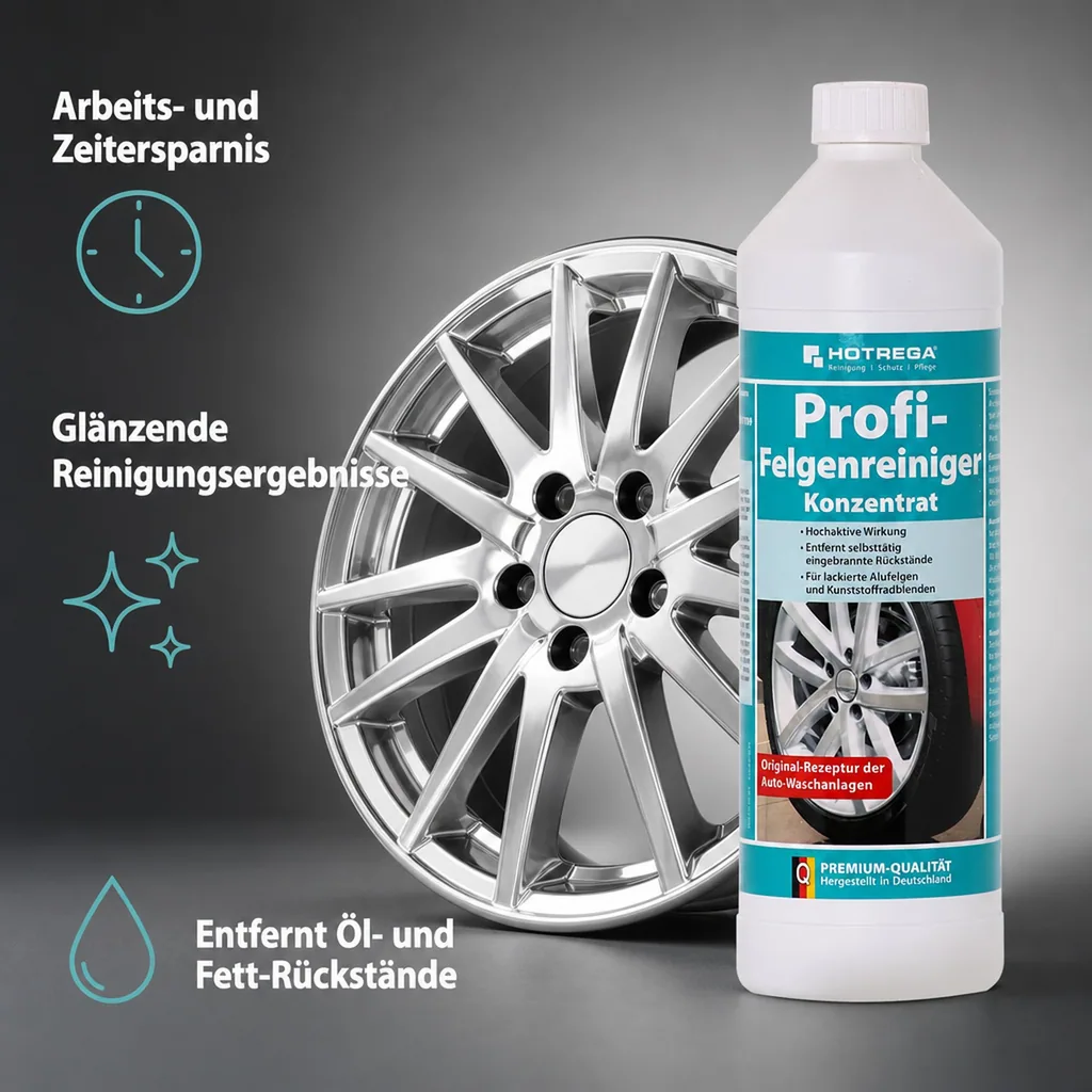 HOTREGA Profi Felgenreiniger 1 Liter Konzentrat