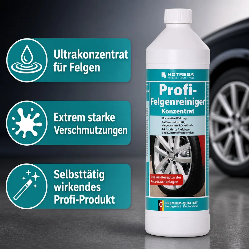HOTREGA Profi Felgenreiniger 1 Liter Konzentrat
