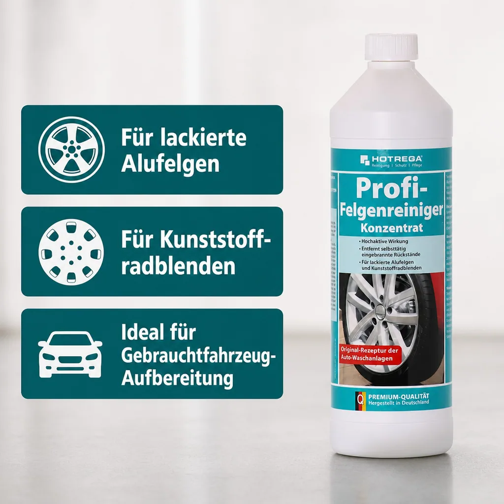 HOTREGA Profi Felgenreiniger 1 Liter Konzentrat