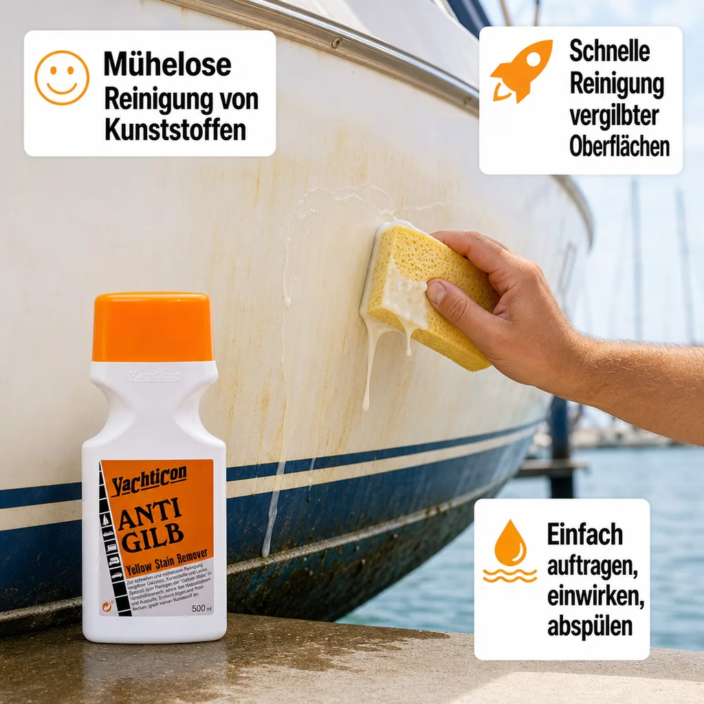 YACHTICON Anti Gilb 500ml zum Entfernen von gelblichem Algenbefall