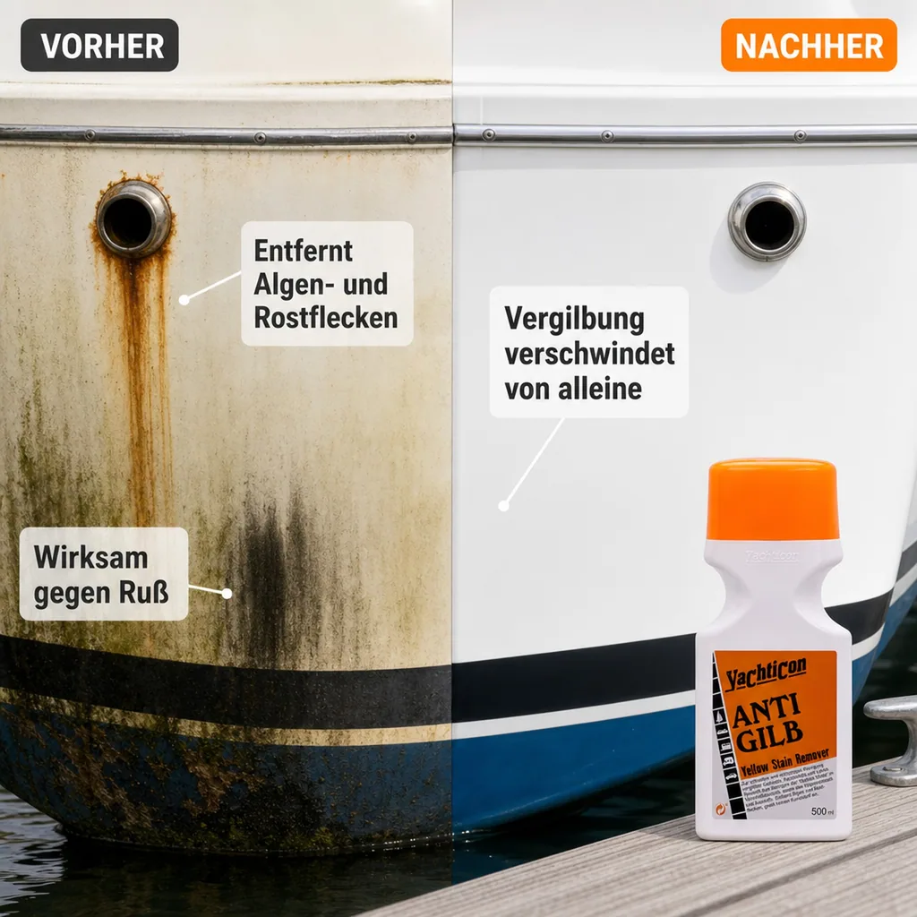 YACHTICON Anti Gilb 500ml zum Entfernen von gelblichem Algenbefall