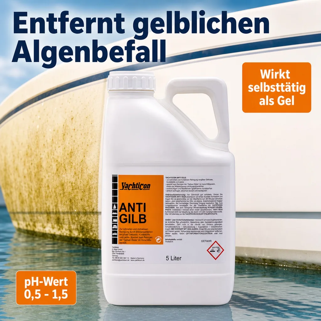 YACHTICON Anti Gilb 5 Liter zum Entfernen von gelblichem Algenbefall