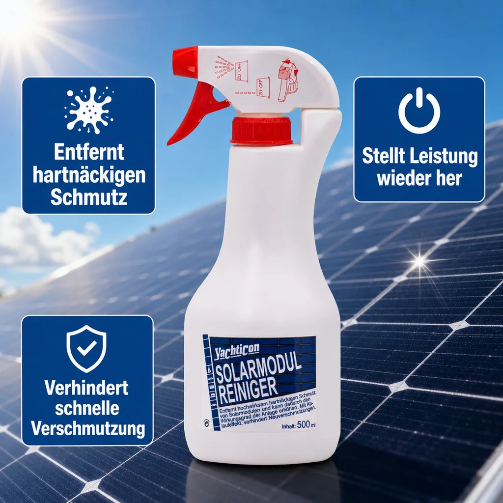 YACHTICON Solarmodul Reiniger 500 ml Sprayflasche