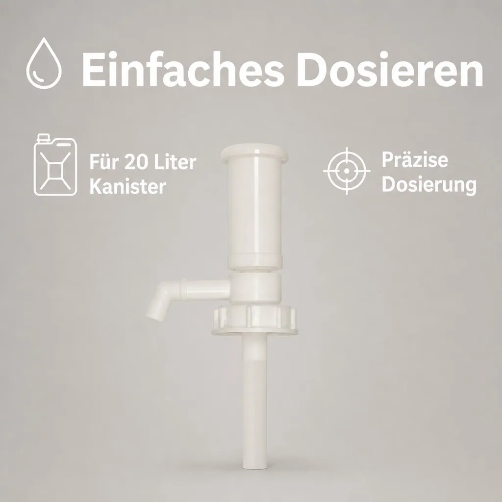 SONETT Abfüllpumpe für 20 Liter Hub 100 ml Dosierpumpe