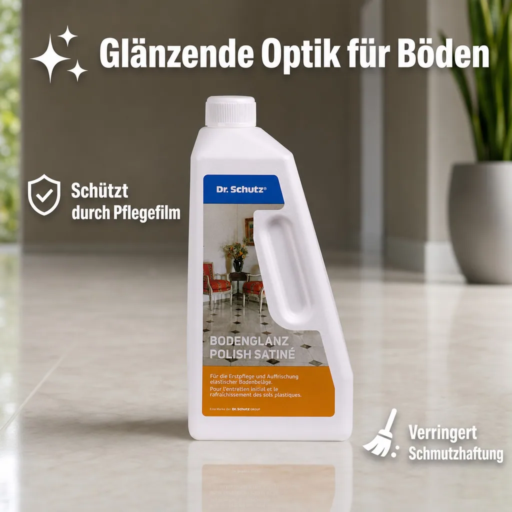 DR. SCHUTZ Bodenglanz Wischpflege 750ml für 15m²