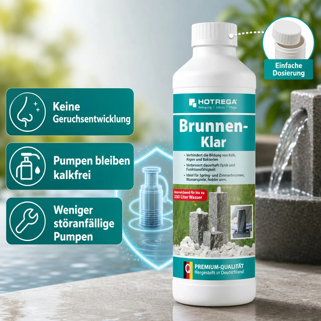 HOTREGA Brunnen Klar 500 ml Konzentrat