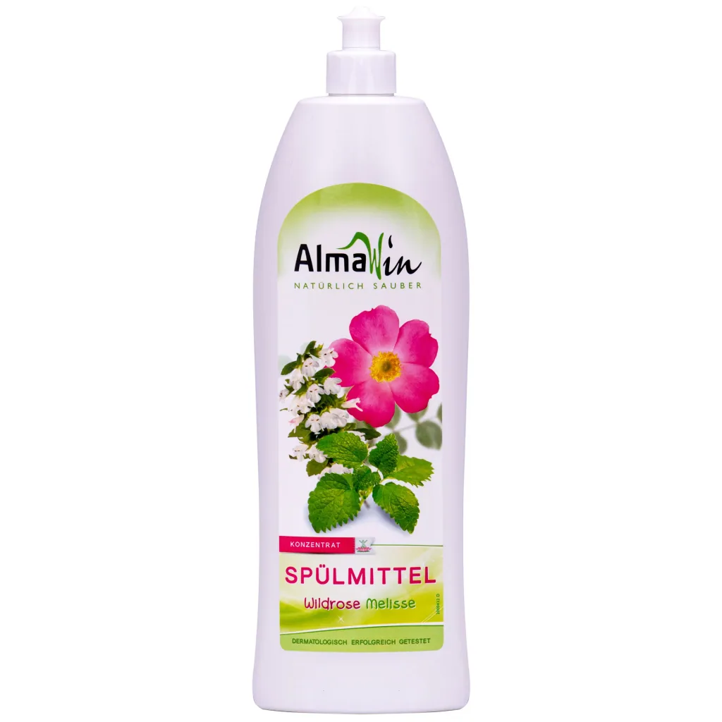 ALMAWIN Spülmittel Wildrose Melisse 1 Liter