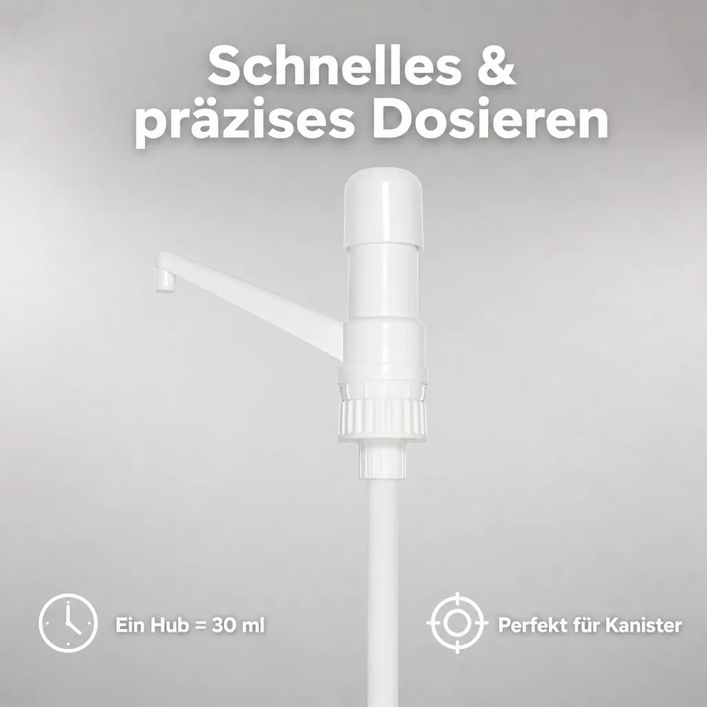 ULRICH natürlich Dosierpumpe für 10 Liter und 5 Liter Kanister