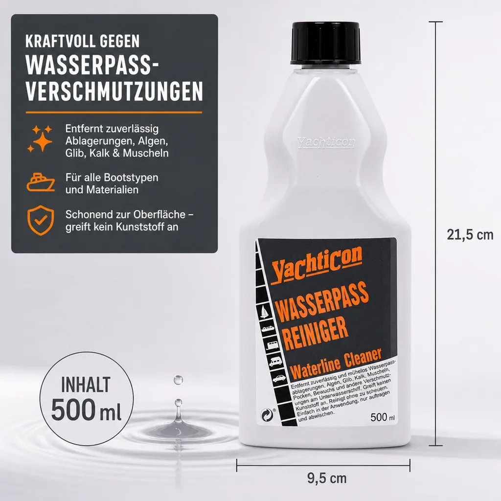 YACHTICON Wasserpass Reiniger 500ml