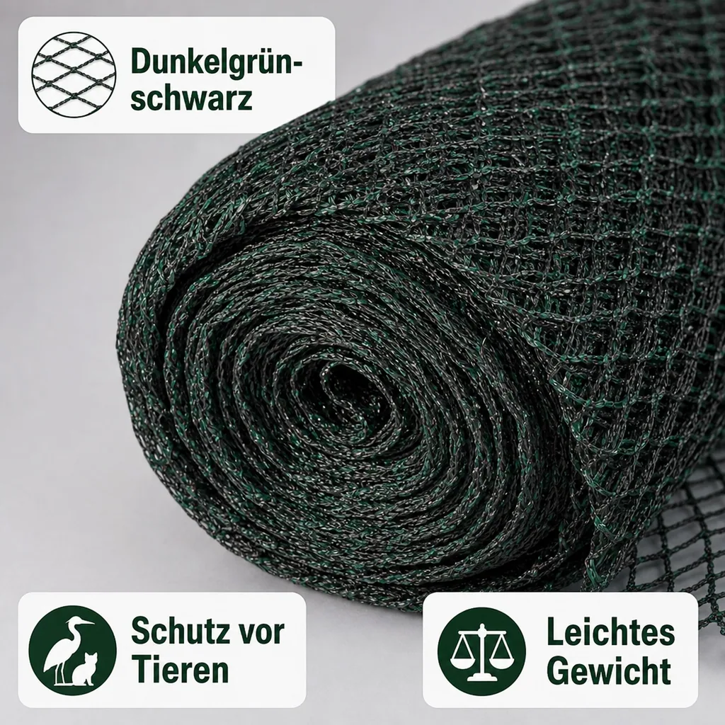 Teichschutznetz 5 m x 6 m (30m²)