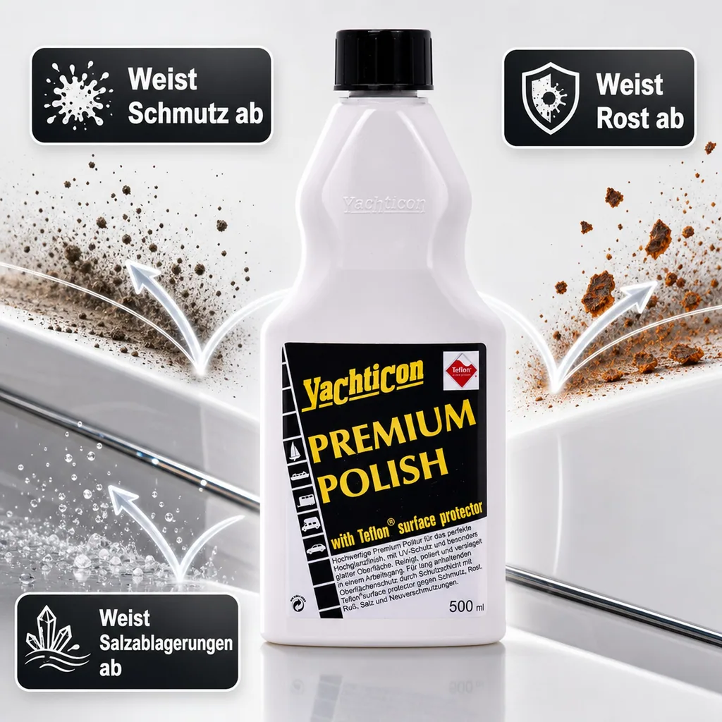 YACHTICON Premium Polish 500ml mit Teflon surface protector