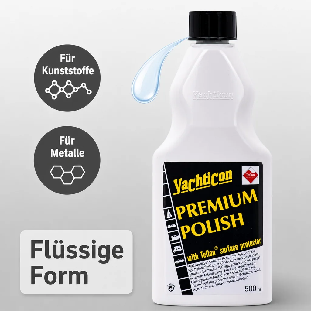 YACHTICON Premium Polish 500ml mit Teflon surface protector