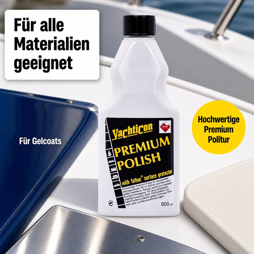 YACHTICON Premium Polish 500ml mit Teflon surface protector
