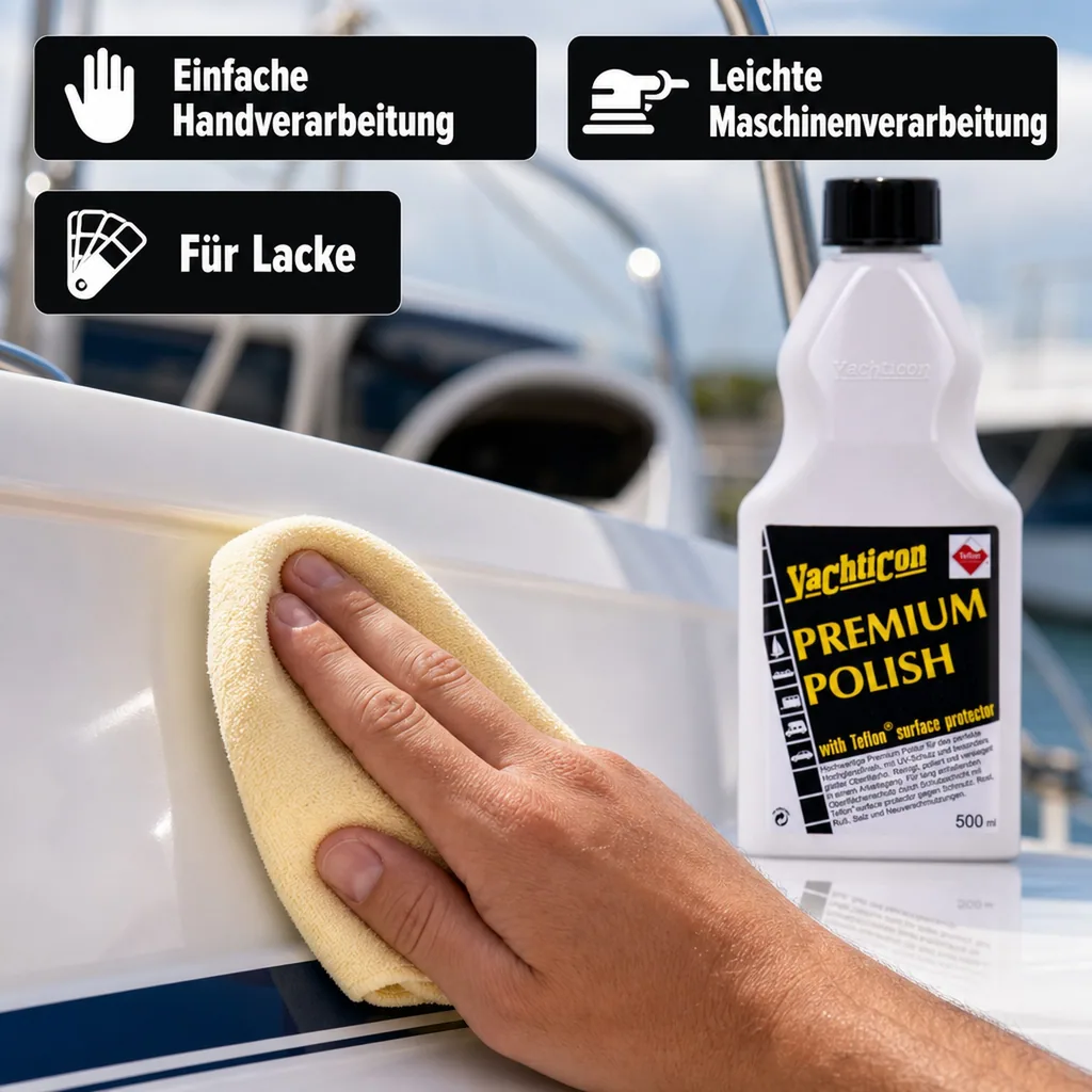 YACHTICON Premium Polish 500ml mit Teflon surface protector