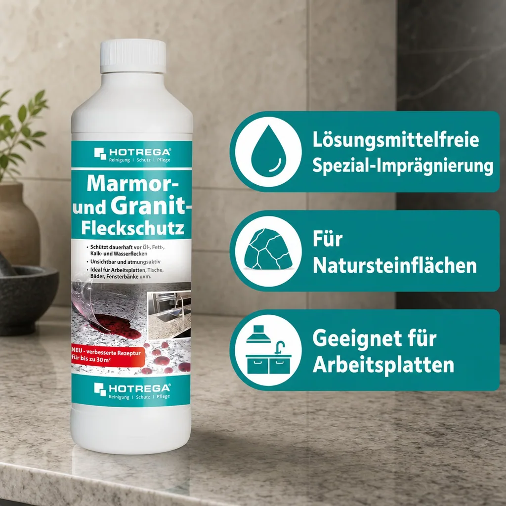 HOTREGA Marmor- und Granit Fleckschutz 500 ml
