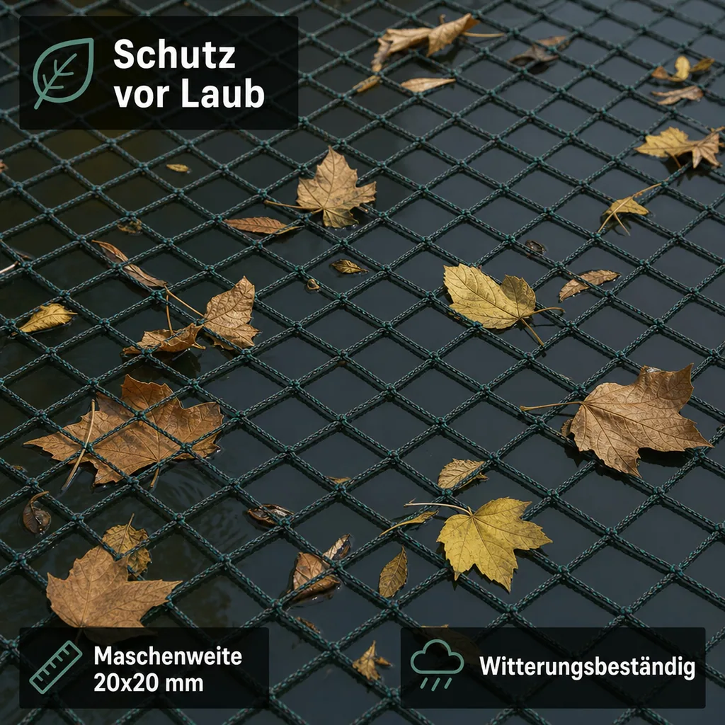 Teichschutznetz 16 m x 50 m (800m²)