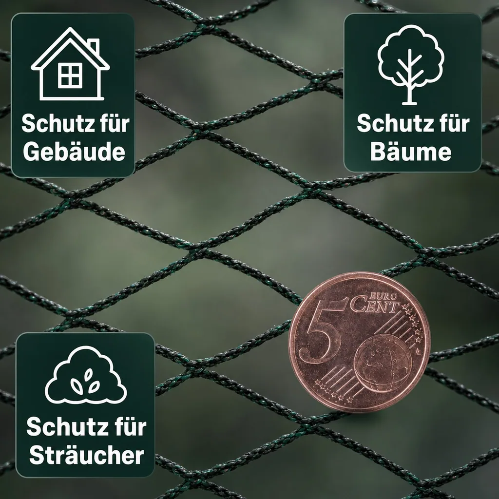 Teichschutznetz 16 m x 50 m (800m²)