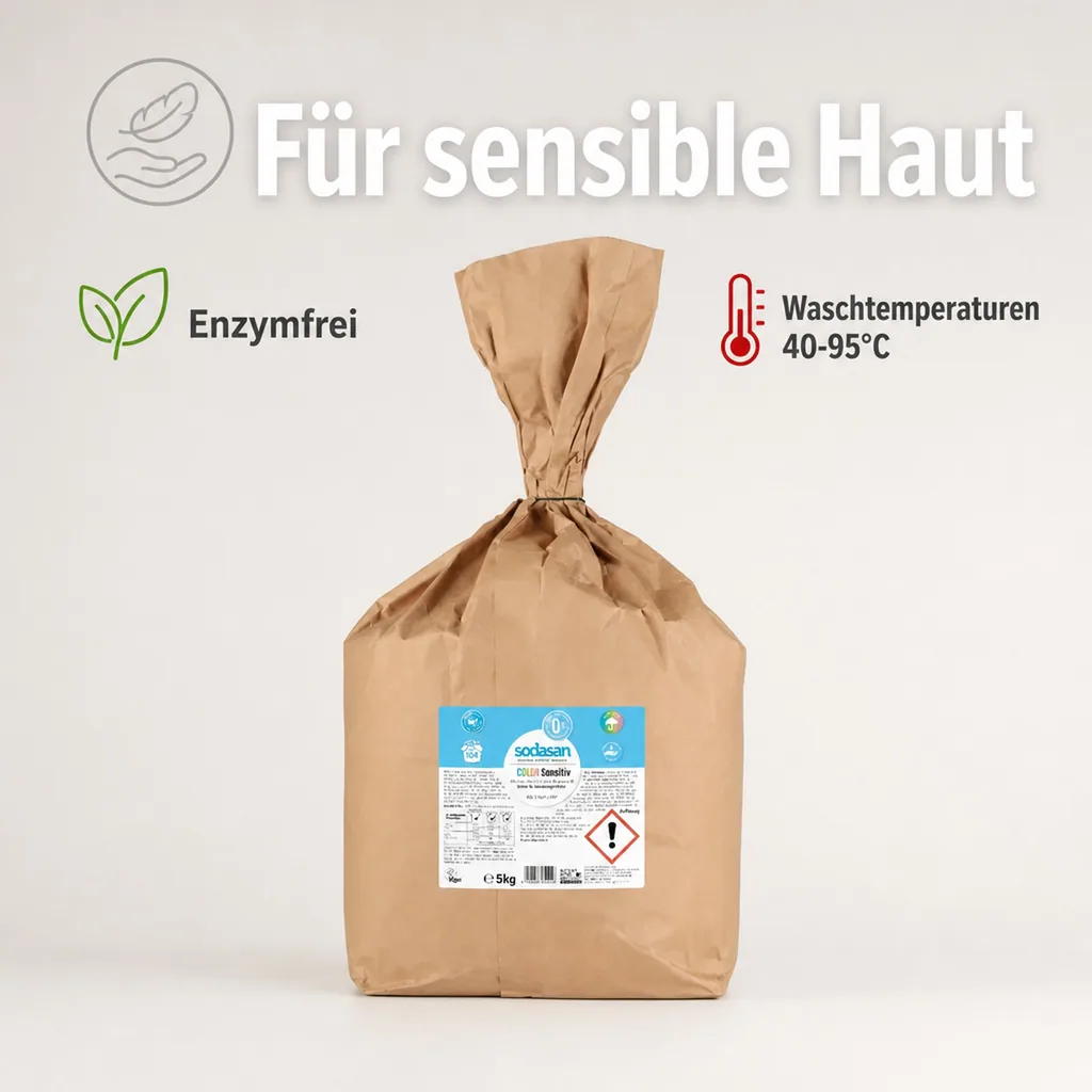 SODASAN COLOR Waschpulver sensitiv 5 kg