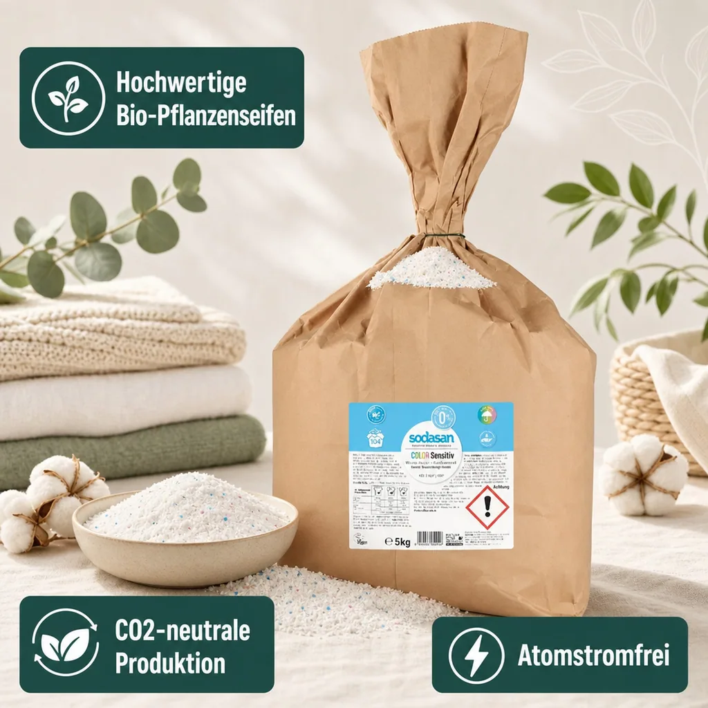 SODASAN COLOR Waschpulver sensitiv 5 kg