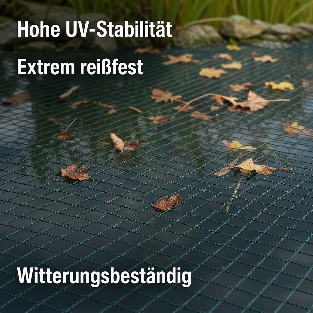 Teichschutznetz 8 m x 25 m (200m²)