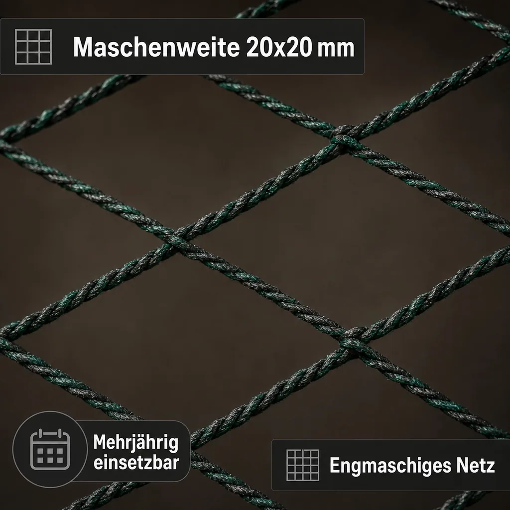 Teichschutznetz 8 m x 25 m (200m²)