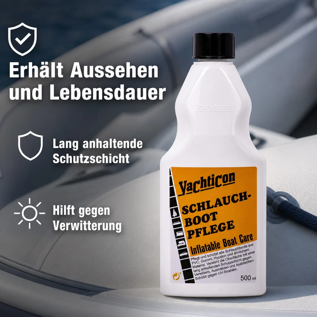 YACHTICON Schlauchboot Pflege 500 ml