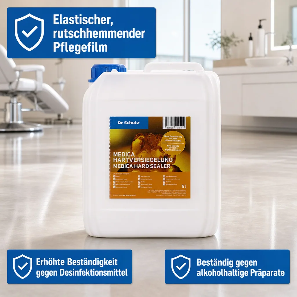 DR. SCHUTZ Medica Hartversiegelung seidenglanz 5 Liter für ca. 100 m²