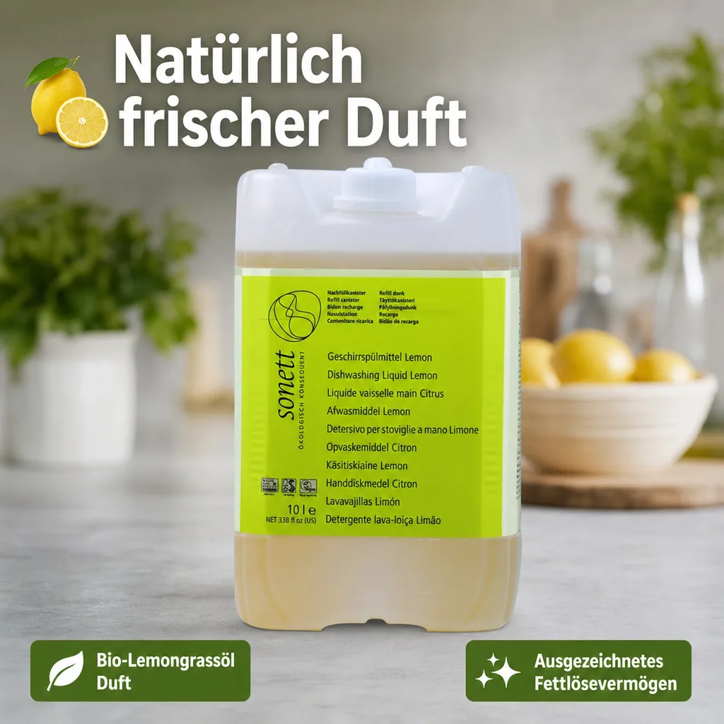 SONETT Geschirrspülmittel LEMON 10 Liter