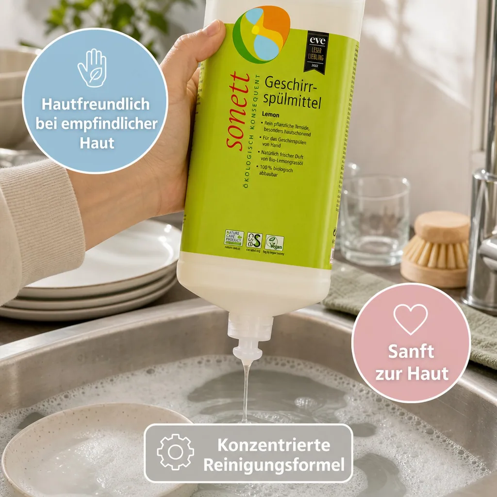 SONETT Geschirrspülmittel LEMON 1 Liter