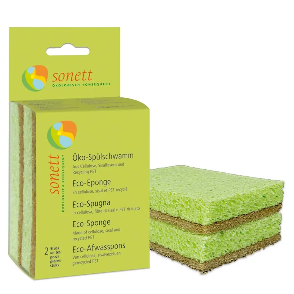 SONETT Spülschwamm, 1 x 2er Pack ökologisch