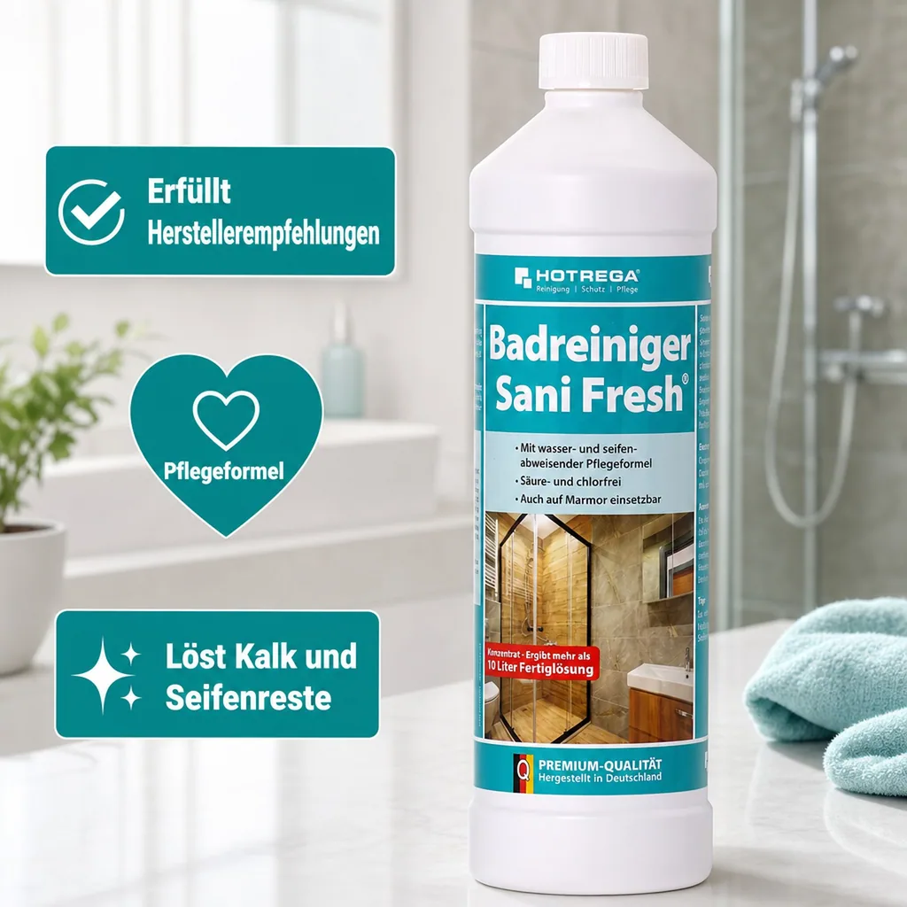 HOTREGA Badreiniger Sani Fresh 1 Liter Konzentrat